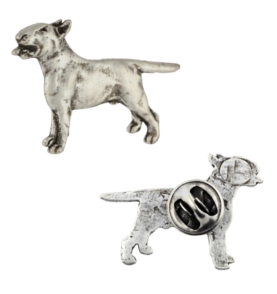 Bulterier pin posrebrzony Art-Dog